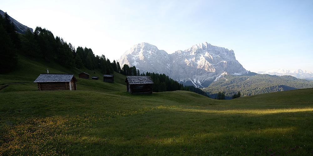 Wanderung bis Rit Kreuz in La Val